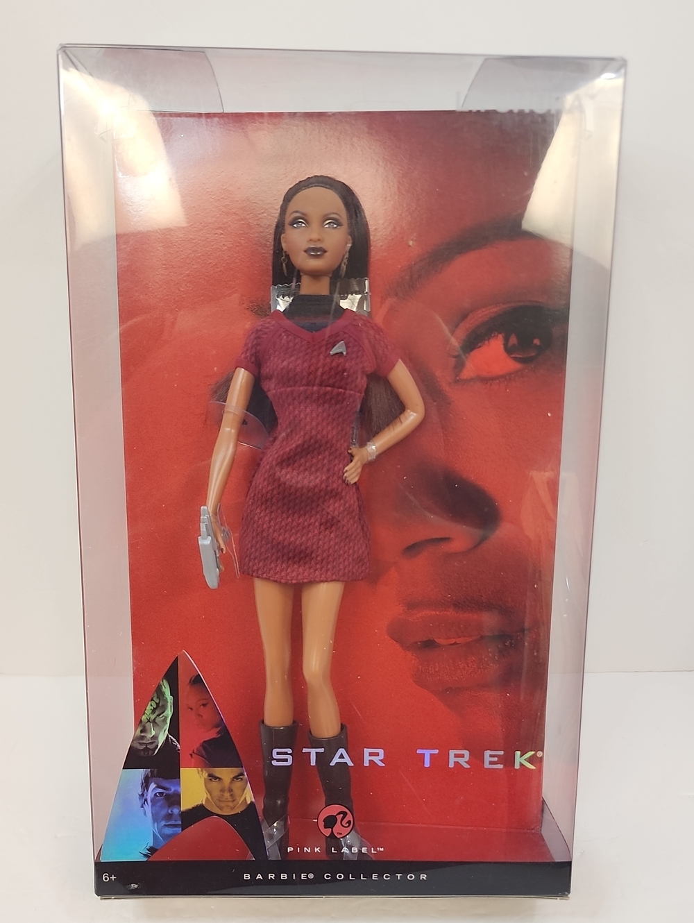 Barbie Lt Uhura Star Trek N5503 Pink Label Doll NRFB Mattel 2009